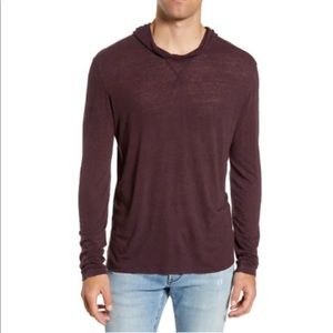 John Varvatos Jenson Long-Sleeve Hooded Tee